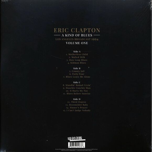 Eric Clapton - A Kind Of Blues Volume 1: Los Angeles Broadcast 1994 (2xLP) - Vin - Picture 2 of 5